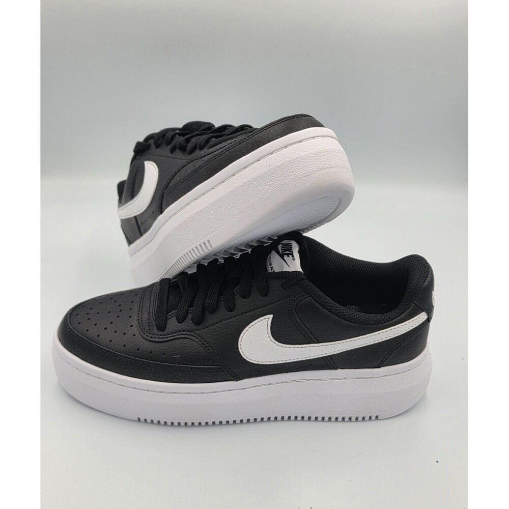Nike Court Vision Alta Platform Black White Women's 10 Men's 8.5 DM0113-002